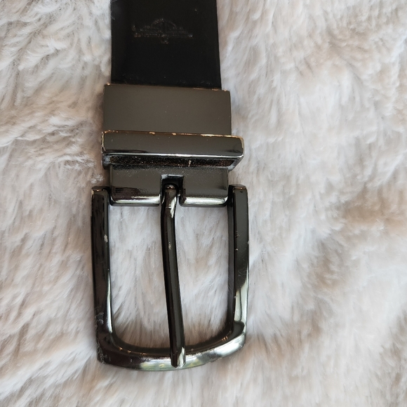 Dockers Men's Leather Reversible Belt Black Brown Business Office OS - Picture 2 of 8